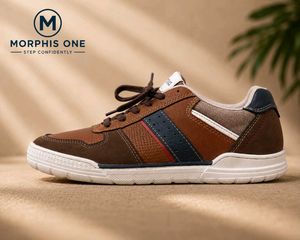 Men's Brown Leather Sneakers
