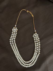 polki pearl necklace