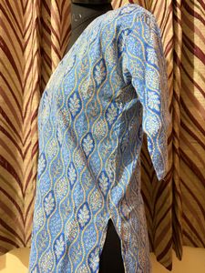 Blue Ethnic Printed Kurta