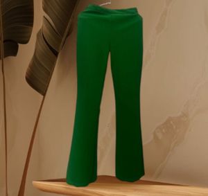 New Green Puff  Blazer n flare trouser