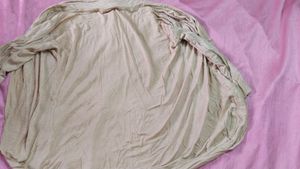 Beige La Fille Overcoat