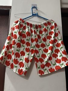 Cute Floral Pajama Shorts