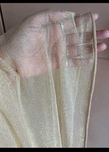 Elegant Golden Shimmery Dupatta