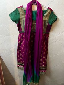 Traditional Indian Kurta Set with Dupatta