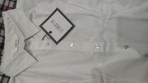 Chic White Ruched Short Sleeve Shirt