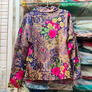 Women's Floral Print Blazer Set