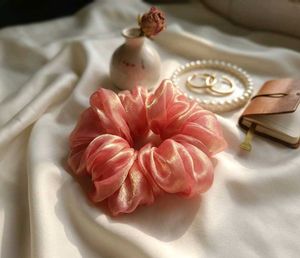 XXXL Sparkly Pink Scrunchie