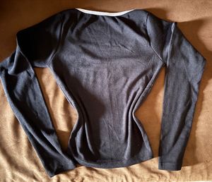 Black Long Sleeve Top