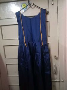 Elegant Navy Blue Long Dress