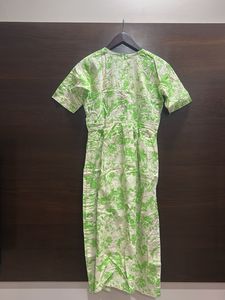 Green Floral Dress