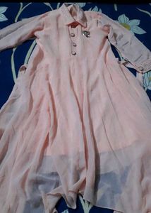Elegant Pink Kurta Set with plazo