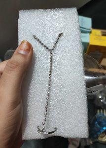 Hand Bracelet With Attached Ring