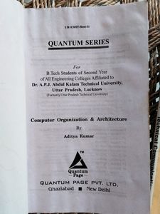 B. Tech Second Year Quantum Series