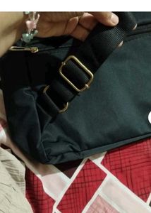 Stylish Black Nylon Backpack
