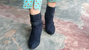 Black Suede Ankle Boots