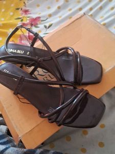 Elegant Black Strappy Heels