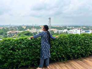 Blue Printed Kurta Set with Pants