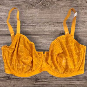 Lace  Bra - Mustard Yellow