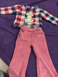 Adorable Baby Girls Sweater & Corduroy Pants