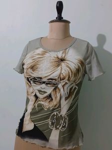 Y2K Graphic Print T-Shirt