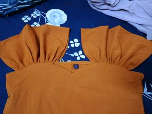 New Orange Crop Top