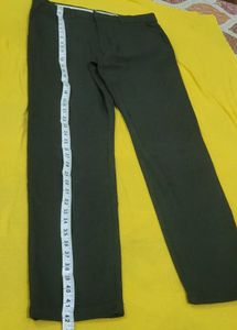 Men's Comfortable Dark Green Pants