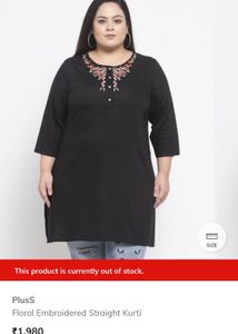 Floral Embroidered Kurti