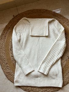 high neck sweater