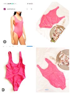 Pink One Piece Swimsuit