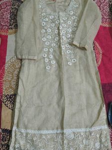 Embroidered Kurta Set with Dupatta