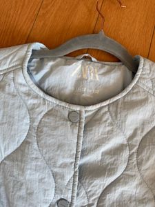 ZARA Light Blue Quilted Jacket