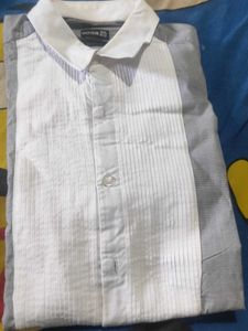 Classic Grey Tuxedo Shirt