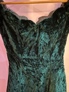 Emerald Velvet Mini Dress