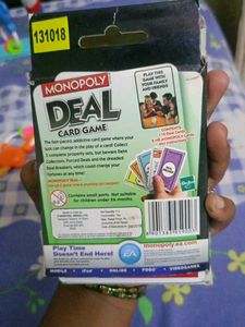Monopoly Deal Card Game. hurry up🚫