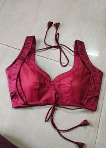 Full Backless Blouse Padded