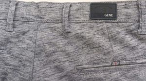 Men's Grey Marled Casual Pants , Memns trousers