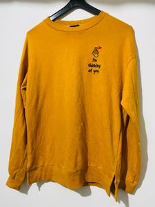 Yellow "I'm Thinking of You" Sweatshirt
