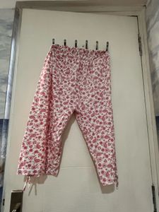 Pink Paisley Capris