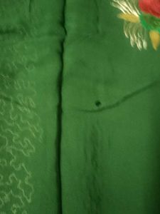Elegant Green Embroidered pure Georgette Saree