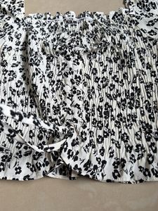 Chic Floral Smocked Off-Shoulder Top