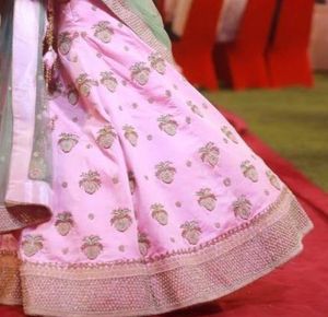 heavy silk lehanga
