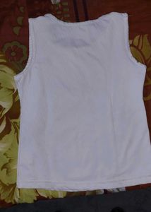 White Sleeveless Top