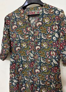 Bohemian Floral Print Kurta