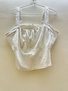 White Crop Top