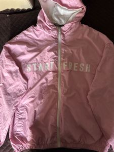 Max Pink Hooded Lightweight Jacket