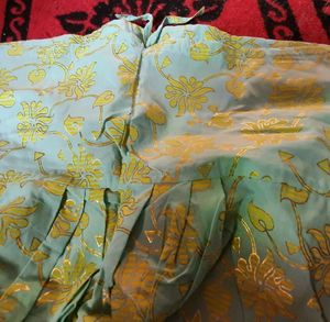 New cotton gathering pant