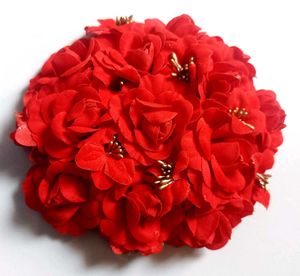 flower hair buns