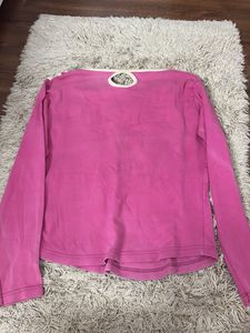 Pink Long Sleeve Top