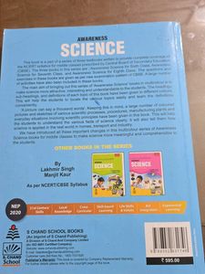 Awareness Science for Sixth Class Textbook