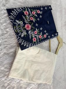 Black Embroidered Co-ord Set